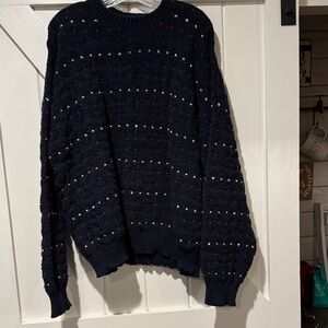 Men's Navy Crewneck Sweater